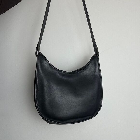 Vintage Coach Beckett Black Leather Bag Made in the USA 343 - Picture 4 of 7